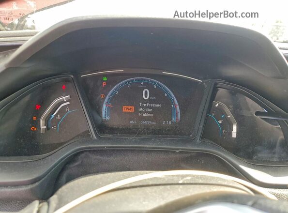 19XFC2F63LE022059 2020 HONDA CIVIC Maroon Սարքավորումների վահանակի տեսք