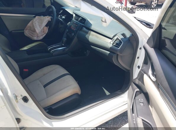 19XFC2F64KE012347 2019 HONDA CIVIC White წინა სალონის ხედი