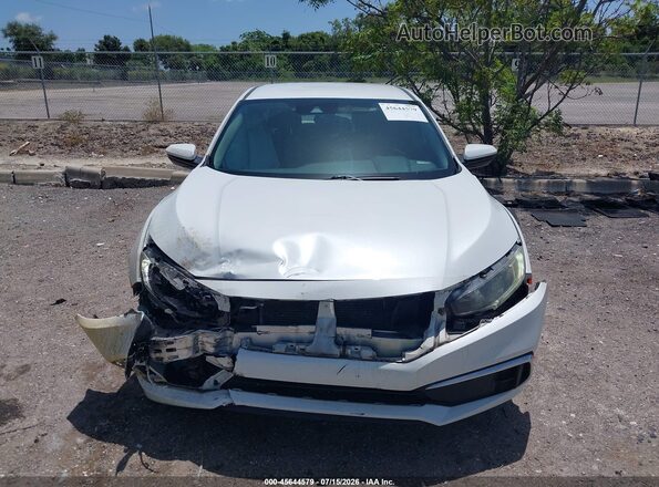 19XFC2F64KE012347 2019 HONDA CIVIC White ხელსაწყოთა პანელის ხედი