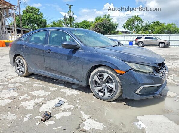 19XFC2F64KE025163 2019 HONDA CIVIC Серый Передняя правая четверть