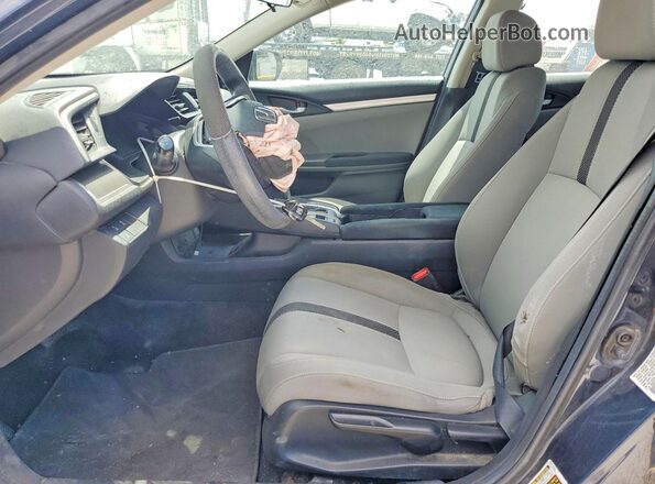 19XFC2F64KE025163 2019 HONDA CIVIC Серый Вид салона спереди