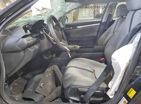 19XFC2F64KE027902 2019 HONDA CIVIC Black Front interior view