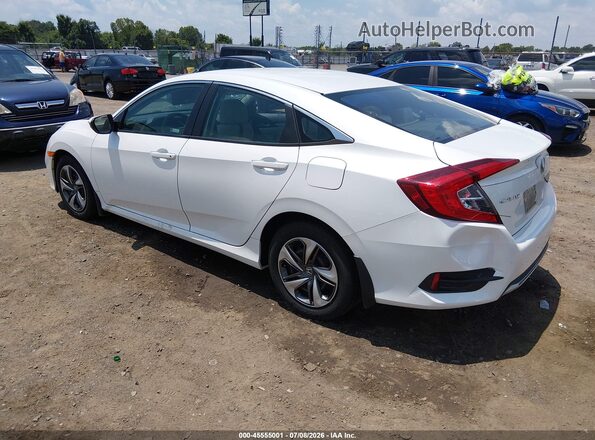 19XFC2F64KE030556 2019 HONDA CIVIC White Tył lewy