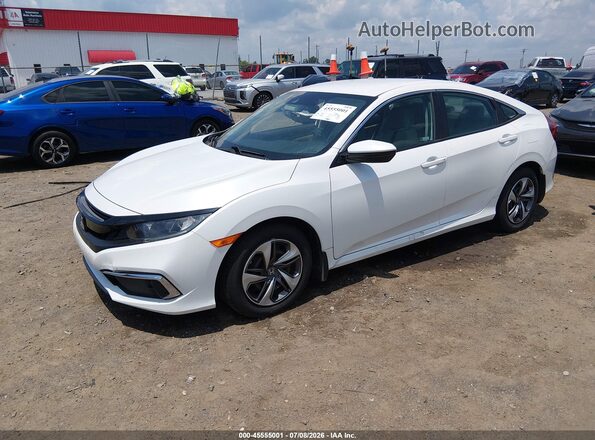 19XFC2F64KE030556 2019 HONDA CIVIC White Przód lewy