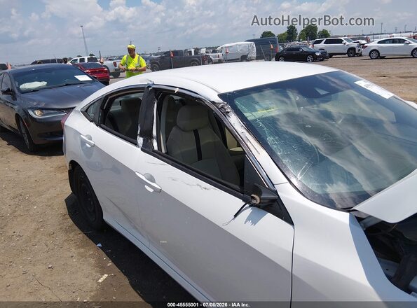 19XFC2F64KE030556 2019 HONDA CIVIC White Widok z przodu