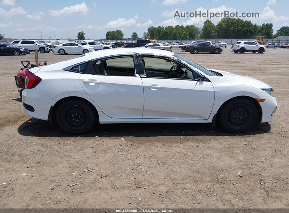 19XFC2F64KE030556 2019 HONDA CIVIC White Widok wnętrza z tyłu