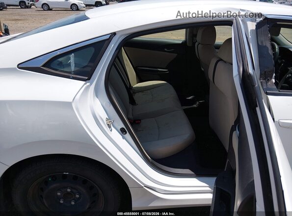 19XFC2F64KE030556 2019 HONDA CIVIC White Widok naklejki z numerem VIN