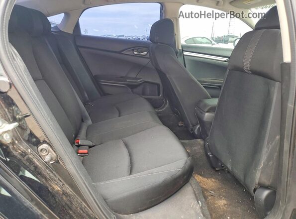 19XFC2F64LE017890 2020 HONDA CIVIC Black Vista de los asientos traseros