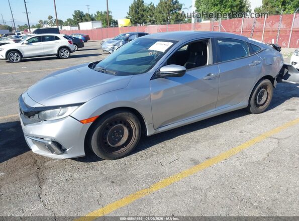 19XFC2F64LE209651 2020 HONDA CIVIC Silver წინა მარცხენა ხედი სამი მეოთხედიდან