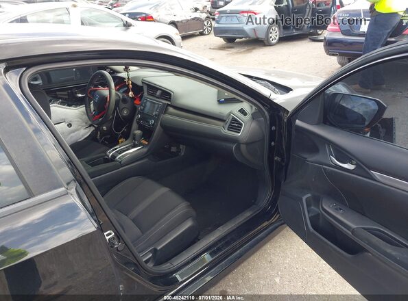 19XFC2F64LE210850 2020 HONDA CIVIC Black Front interior view