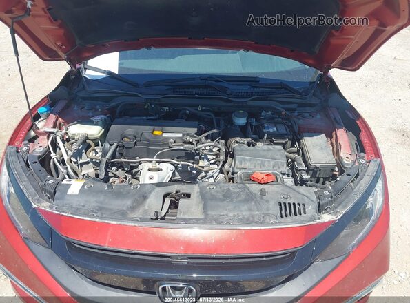 19XFC2F65KE003785 2019 HONDA CIVIC Red Vista trasera