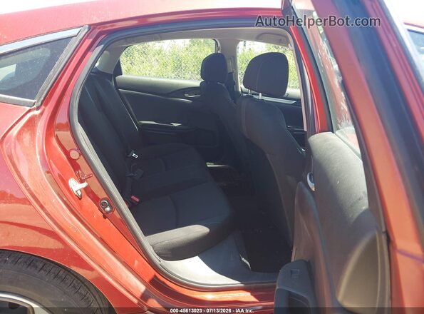 19XFC2F65KE003785 2019 HONDA CIVIC Red Vista de la etiqueta del VIN