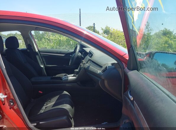 19XFC2F65KE003785 2019 HONDA CIVIC Red Vista interior delantera