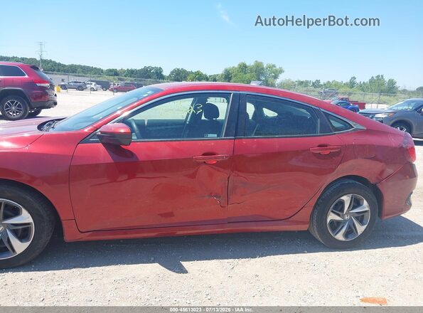 19XFC2F65KE003785 2019 HONDA CIVIC Red Vista frontal