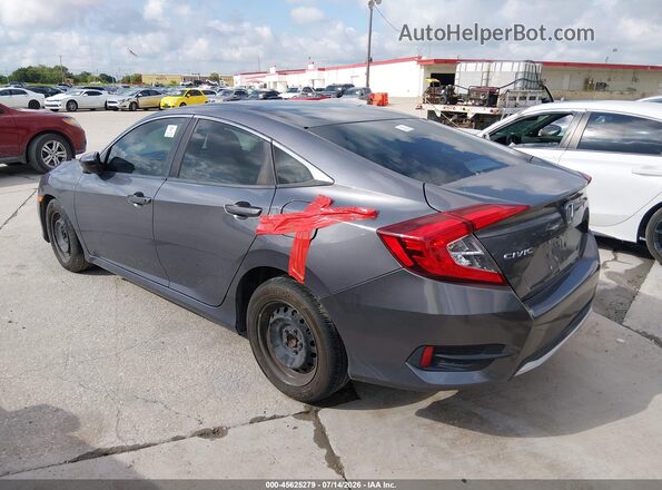 19XFC2F65KE009568 2019 HONDA CIVIC Gray Հետևի ձախ