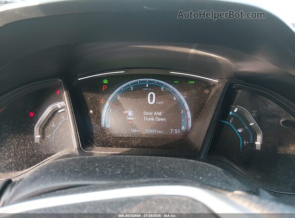 19XFC2F65KE010641 2019 HONDA CIVIC White Vista de los asientos traseros