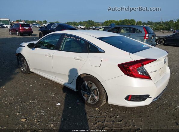 19XFC2F65KE010641 2019 HONDA CIVIC White Trasero izquierdo