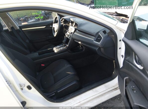 19XFC2F65KE010641 2019 HONDA CIVIC White Vista interior delantera