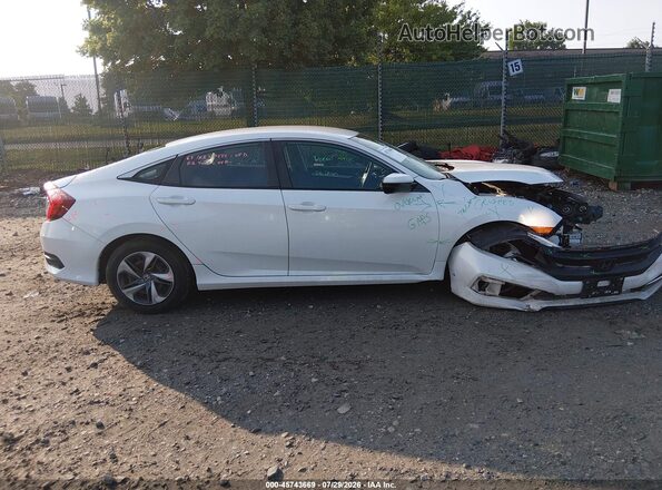 19XFC2F65KE010641 2019 HONDA CIVIC White Vista interior trasera