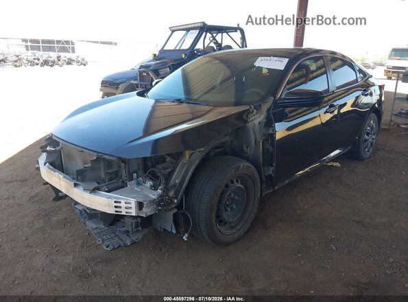 19XFC2F65KE016858 2019 HONDA CIVIC Black Vista tres cuartos delantera izquierda