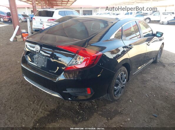 19XFC2F65KE016858 2019 HONDA CIVIC Black Trasero derecho