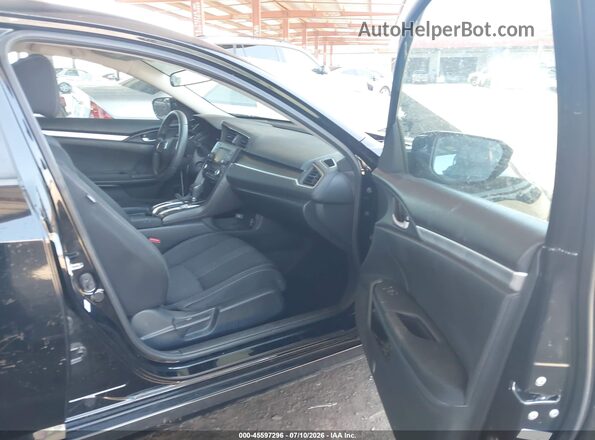 19XFC2F65KE016858 2019 HONDA CIVIC Black Vista interior delantera
