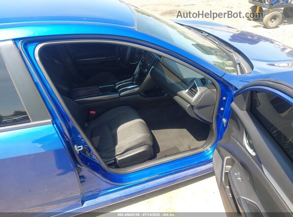 19XFC2F65KE040044 2019 HONDA CIVIC Blue Вид салону спереду