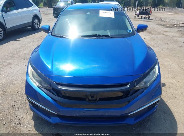 19XFC2F65KE040044 2019 HONDA CIVIC Blue Вид задньої частини салону