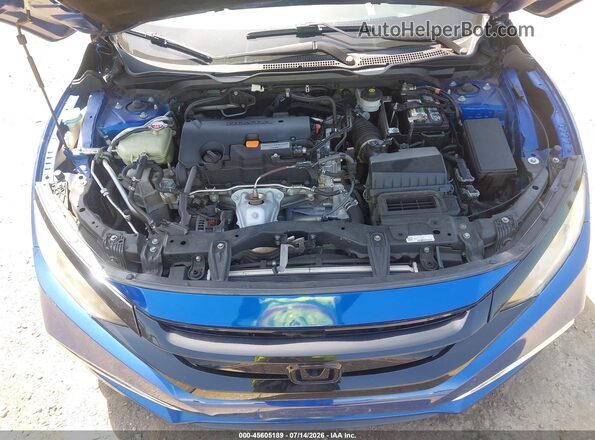 19XFC2F65KE040044 2019 HONDA CIVIC Blue Вид ззаду