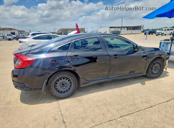 19XFC2F65KE040576 2019 HONDA CIVIC Black Հետևի աջ