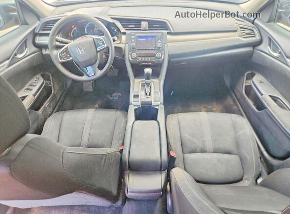 19XFC2F65KE040576 2019 HONDA CIVIC Black Առջևի վահանակի տեսք