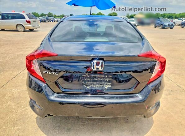 19XFC2F65KE040576 2019 HONDA CIVIC Black Հետևի տեսք