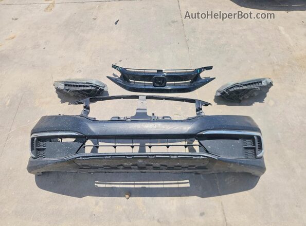 19XFC2F65KE040576 2019 HONDA CIVIC Black Շարժիչի բաժամունքի տեսք