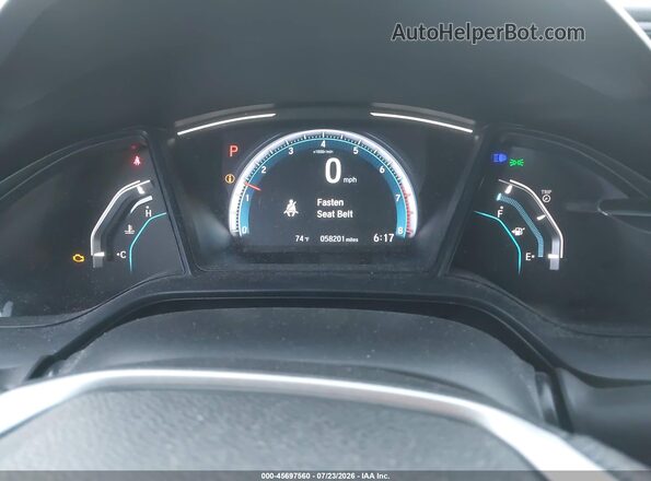 19XFC2F65KE203775 2019 HONDA CIVIC Blue Հետևի նստատեղերի տեսք