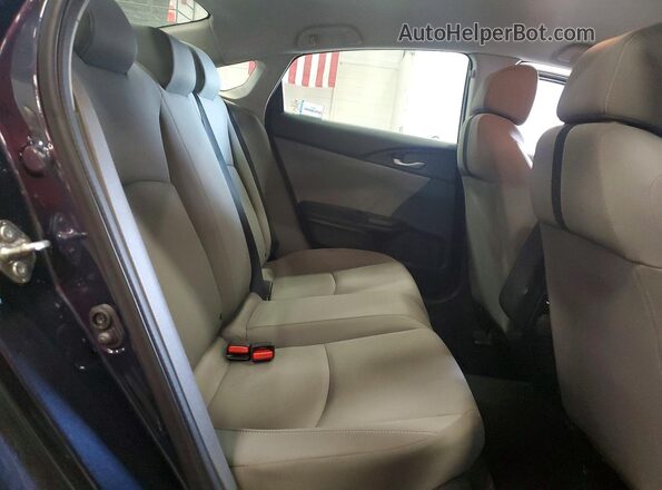 19XFC2F66JE034039 2018 HONDA CIVIC Gray Rear seats view