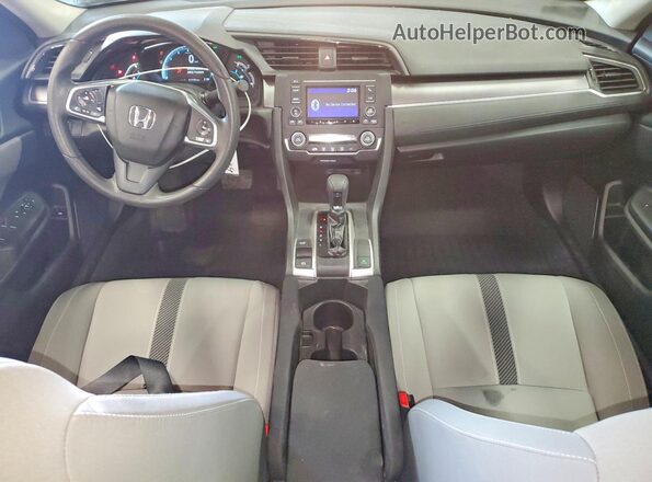 19XFC2F66JE034039 2018 HONDA CIVIC Gray Dashboard view