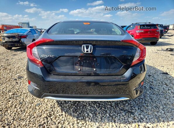 19XFC2F66KE000703 2019 HONDA CIVIC Black Հետևի տեսք