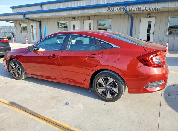 19XFC2F66KE023351 2019 HONDA CIVIC Burgundy უკანა მარცხენა