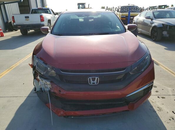 19XFC2F66KE023351 2019 HONDA CIVIC Burgundy წინა ხედი