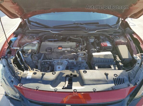 19XFC2F66KE023351 2019 HONDA CIVIC Burgundy უკანა სალონის ხედი