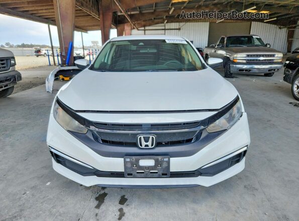 19XFC2F66KE214736 2019 HONDA CIVIC White Вид спереду