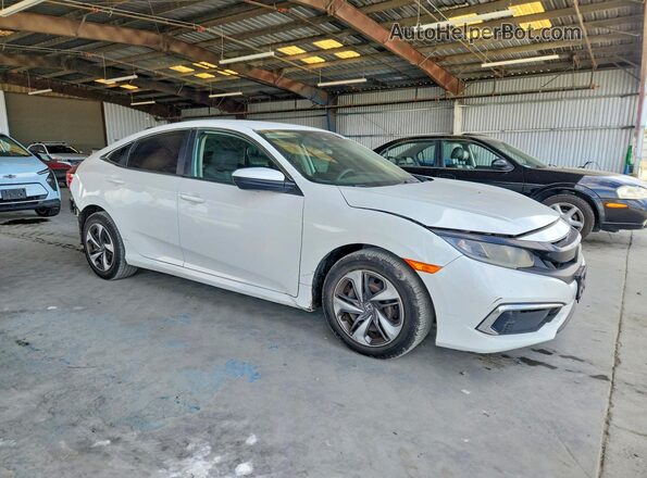 19XFC2F66KE214736 2019 HONDA CIVIC White Передня права чверть