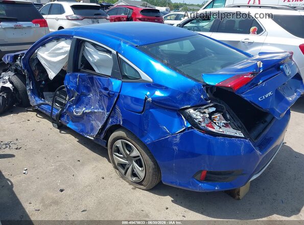 19XFC2F66LE020113 2020 HONDA CIVIC Blue Tył lewy