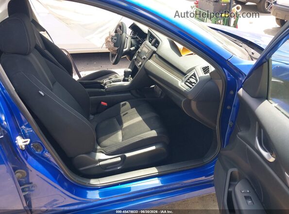 19XFC2F66LE020113 2020 HONDA CIVIC Blue Widok wnętrza z przodu