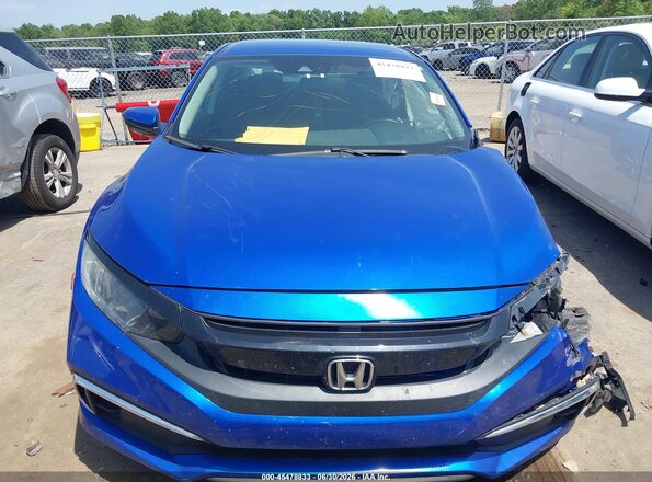 19XFC2F66LE020113 2020 HONDA CIVIC Blue Widok zestawu wskaźników