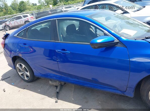 19XFC2F66LE020113 2020 HONDA CIVIC Blue Widok wnętrza z tyłu