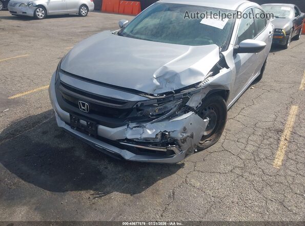 19XFC2F66LE207867 2020 HONDA CIVIC Silver Առջևի ձախ երեք քառորդ տեսարան