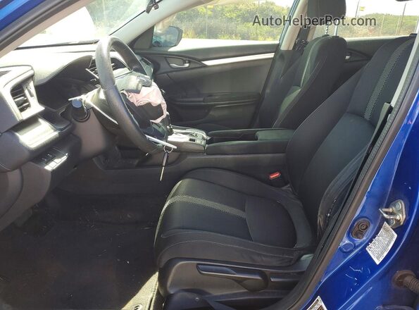 19XFC2F67GE052770 2016 HONDA CIVIC Blue Вид салону спереду