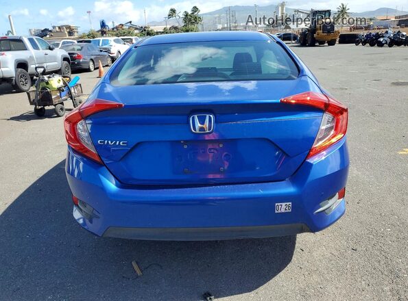 19XFC2F67GE052770 2016 HONDA CIVIC Blue Вид ззаду