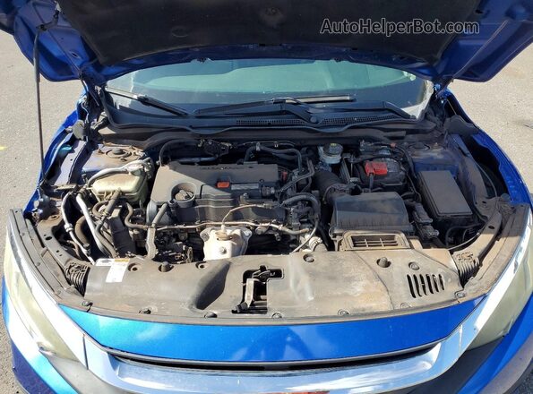 19XFC2F67GE052770 2016 HONDA CIVIC Blue Вид задньої частини салону